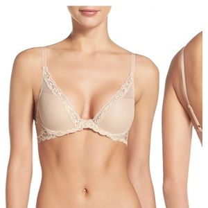 Natori Feathers bra 30DD - beige